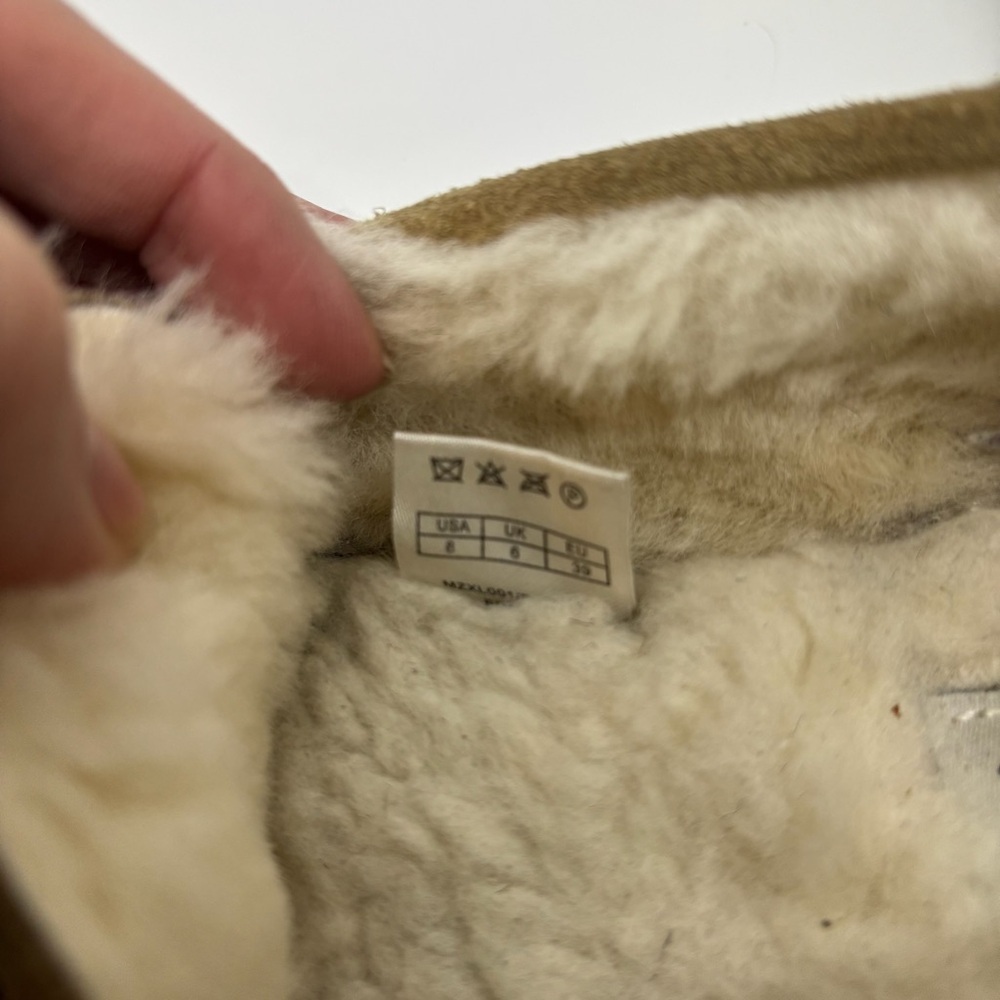 Quince Australian Shearling Moccasin Slipper - tan -8 - Picture 12 of 12